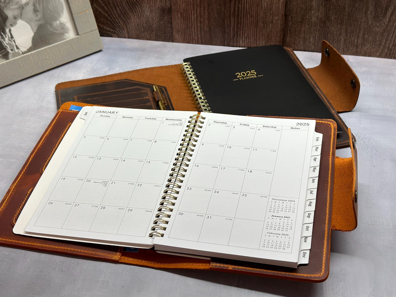 Personalized Refillable Leather Journal, Company Gift