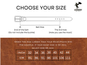 Personalized Handcrafted Men's Genuine Leather Belt