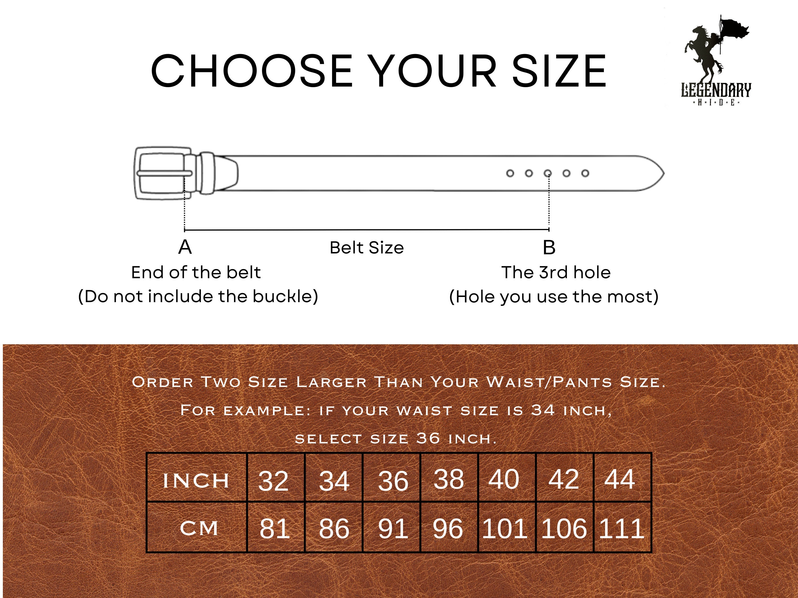 Personalized Handcrafted Men's Genuine Leather Belt