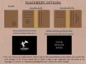 Personalized Leather Wallet for Men, Custom Engraved Full Grain Slim Wallet, Groomsmen Gift, Minimalist Wallet with Name or Logo