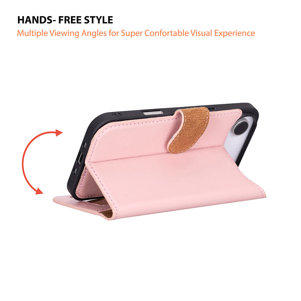 Magic iPhone 17 Air Leather Detachable Wallet Case