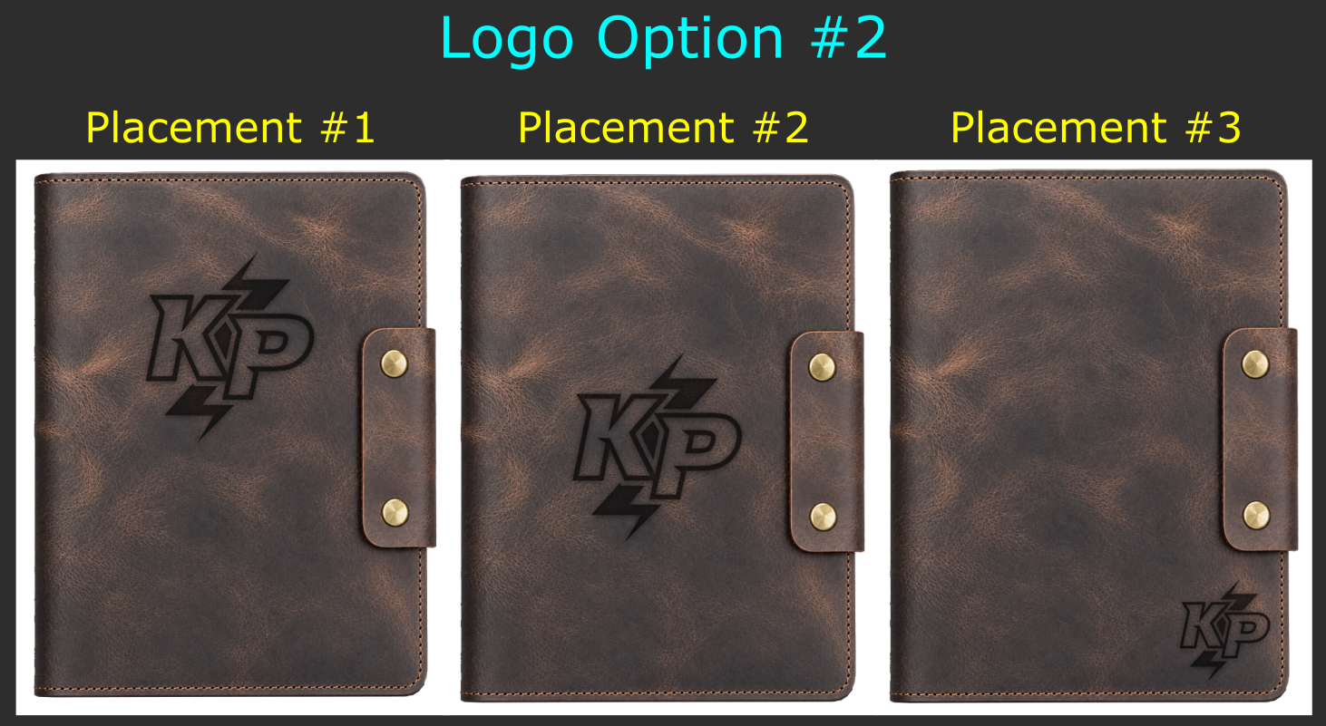 30 Units Dark brown - Personalized Refillable Leather Journal with custom engraving