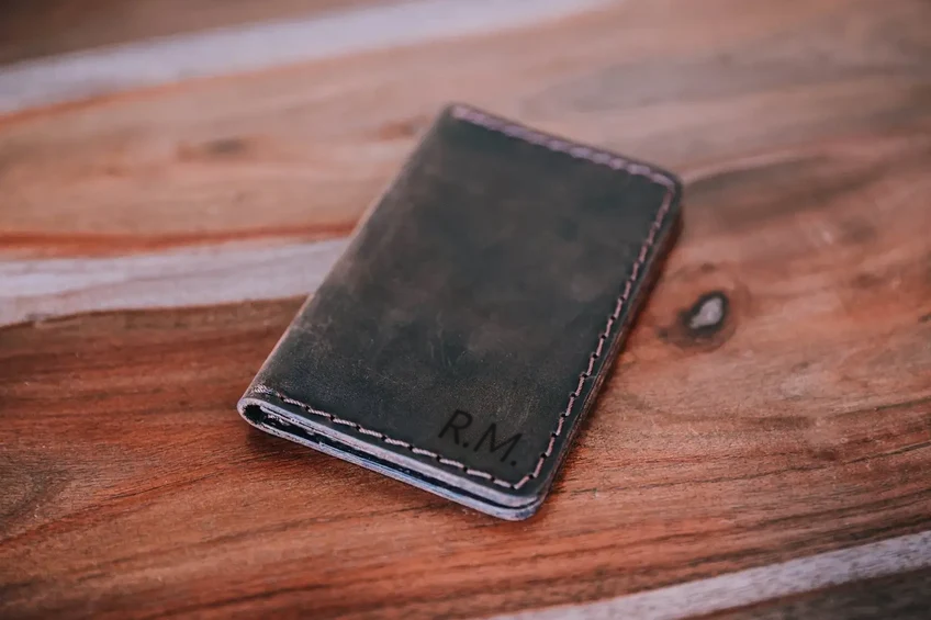 Slim Leather Card Holder Front Pocket Wallet