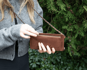 LegendaryHide Luxury Leather Crossbody Bag, Phone Wallet