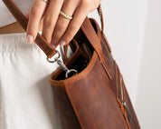 Valetto Leather Tote Bag