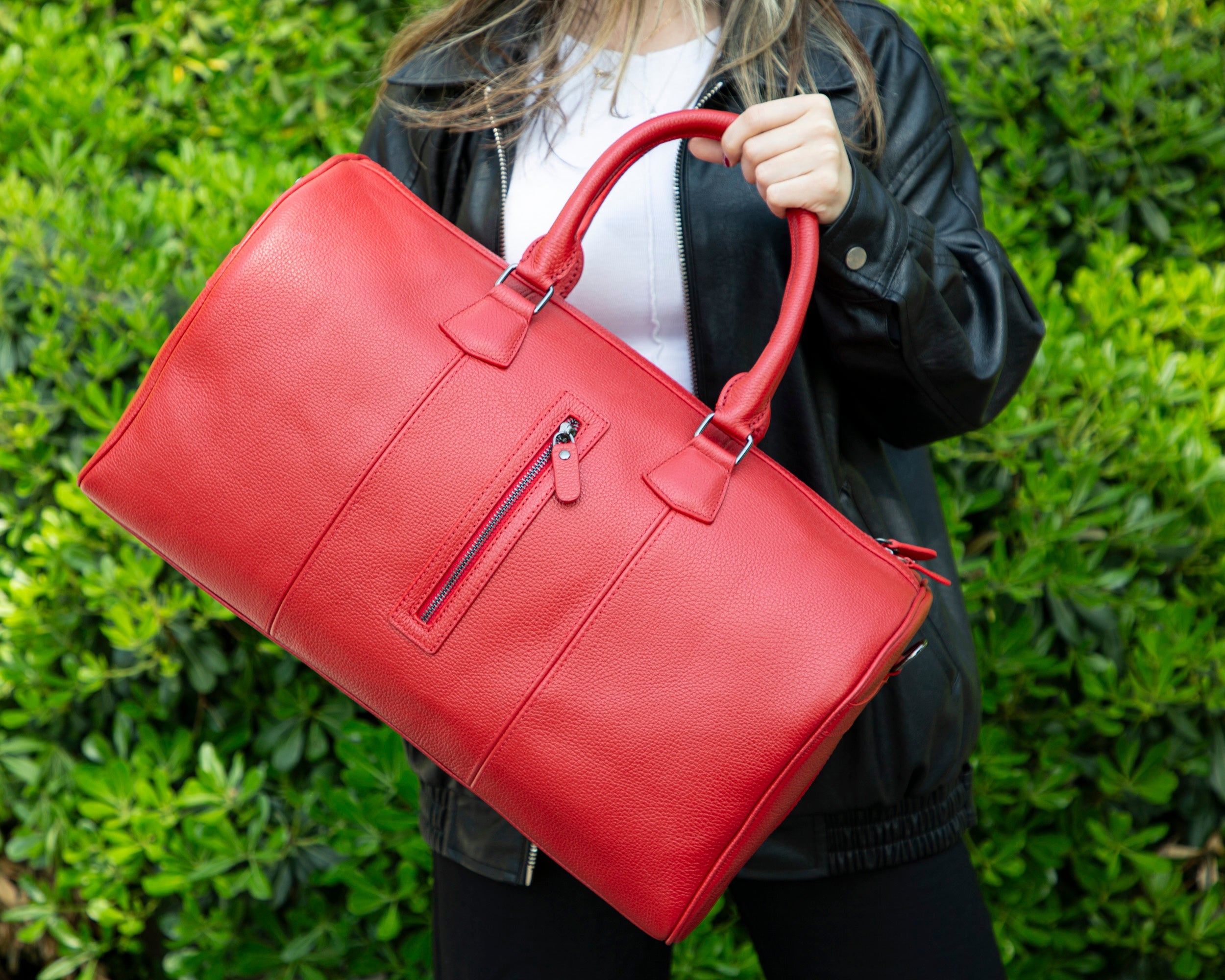 Dolly Leather Weekend Duffle Bag