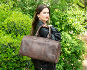 Dolly Leather Weekend Duffle Bag