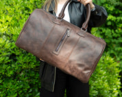 Dolly Leather Weekend Duffle Bag