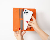 Sentinel Leather Wallet – Unisex RFID Long Wallet with Phone Pocket