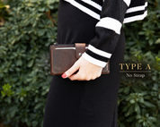 Crossbody Phone Wallet, Chic Leather Wallet for Women with Phone Compartment, Modern Travel Accessory, Leather Bag, Women's Purse,