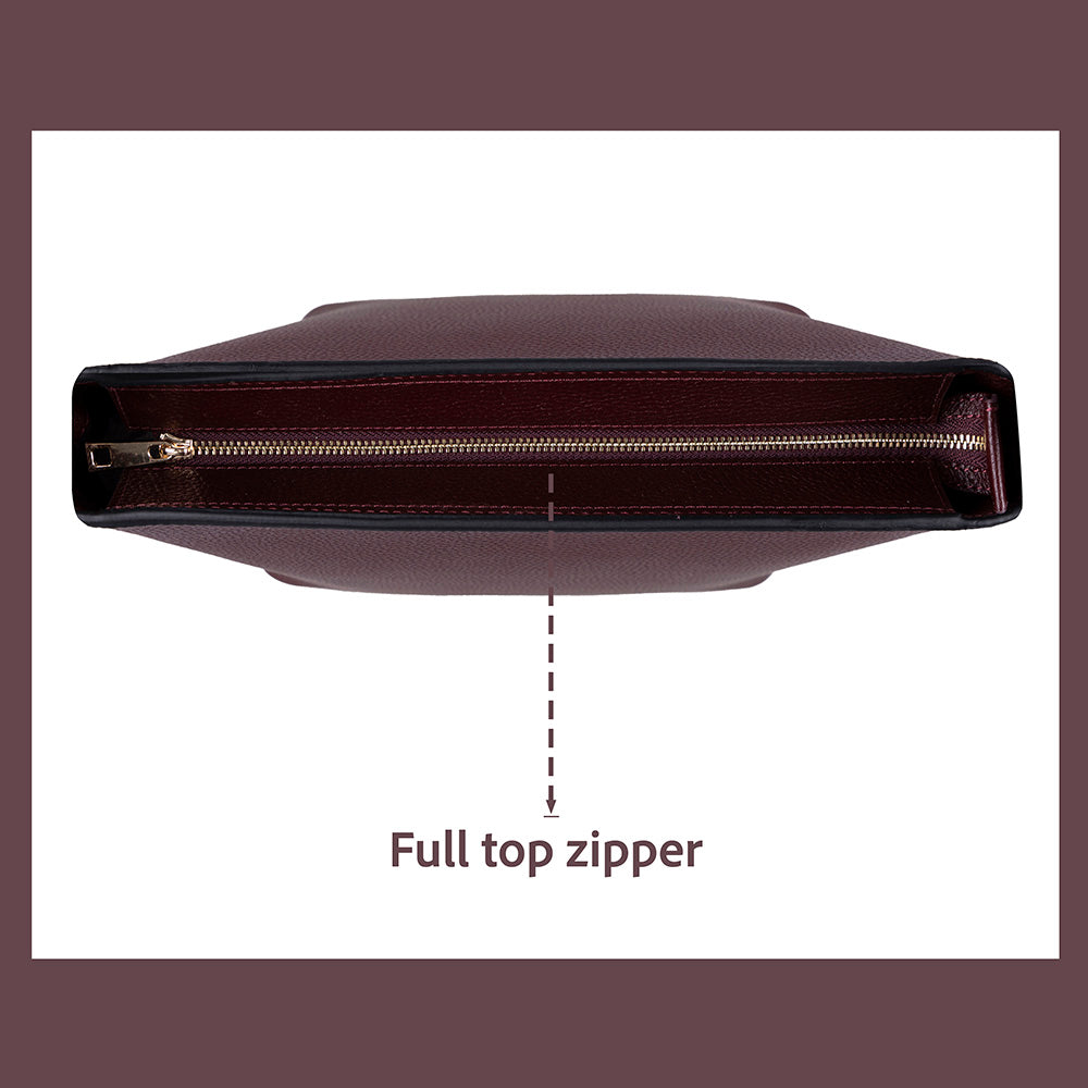 Elena Tote — Genuine Leather Shoulder Bag