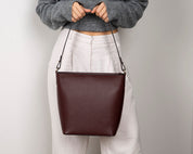 Elena Tote — Genuine Leather Shoulder Bag