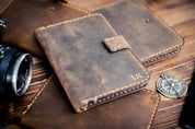 Customized Leather Passport Cover & Travel Wallet & Notebook