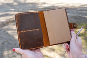 Customized Leather Passport Cover & Travel Wallet & Notebook