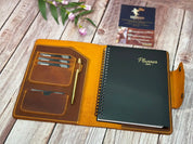 Customized Refillable A5 Leather Planner with Pen - Legendary Hide