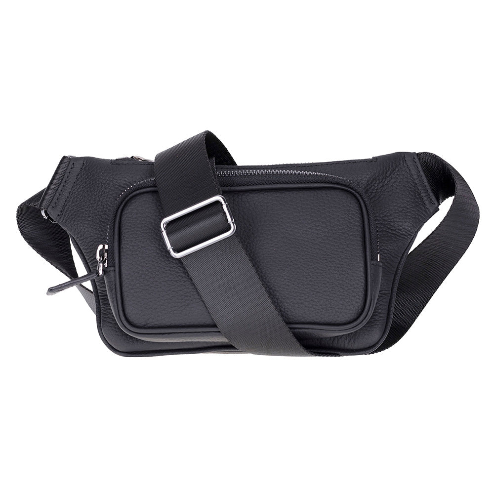 Apex Genuine Leather Waist Bag, Crossbody Belt Bag