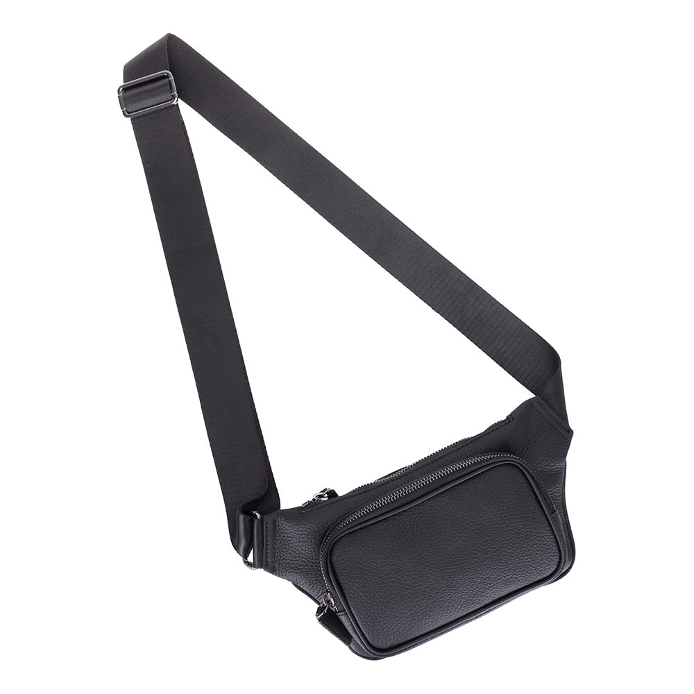 Apex Genuine Leather Waist Bag, Crossbody Belt Bag