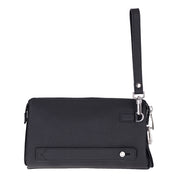 The Nomad Leather Wristlet Clutch – Minimal Zip Wallet & Travel Carry