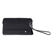 The Nomad Leather Wristlet Clutch – Minimal Zip Wallet & Travel Carry