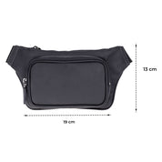 Apex Genuine Leather Waist Bag, Crossbody Belt Bag