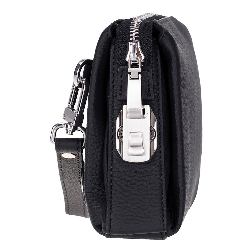 The Nomad Leather Wristlet Clutch – Minimal Zip Wallet & Travel Carry