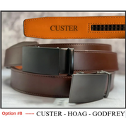 14x Men's Leather Belt, LegendaryHide PrecisionFit Leather Ratchet Belt