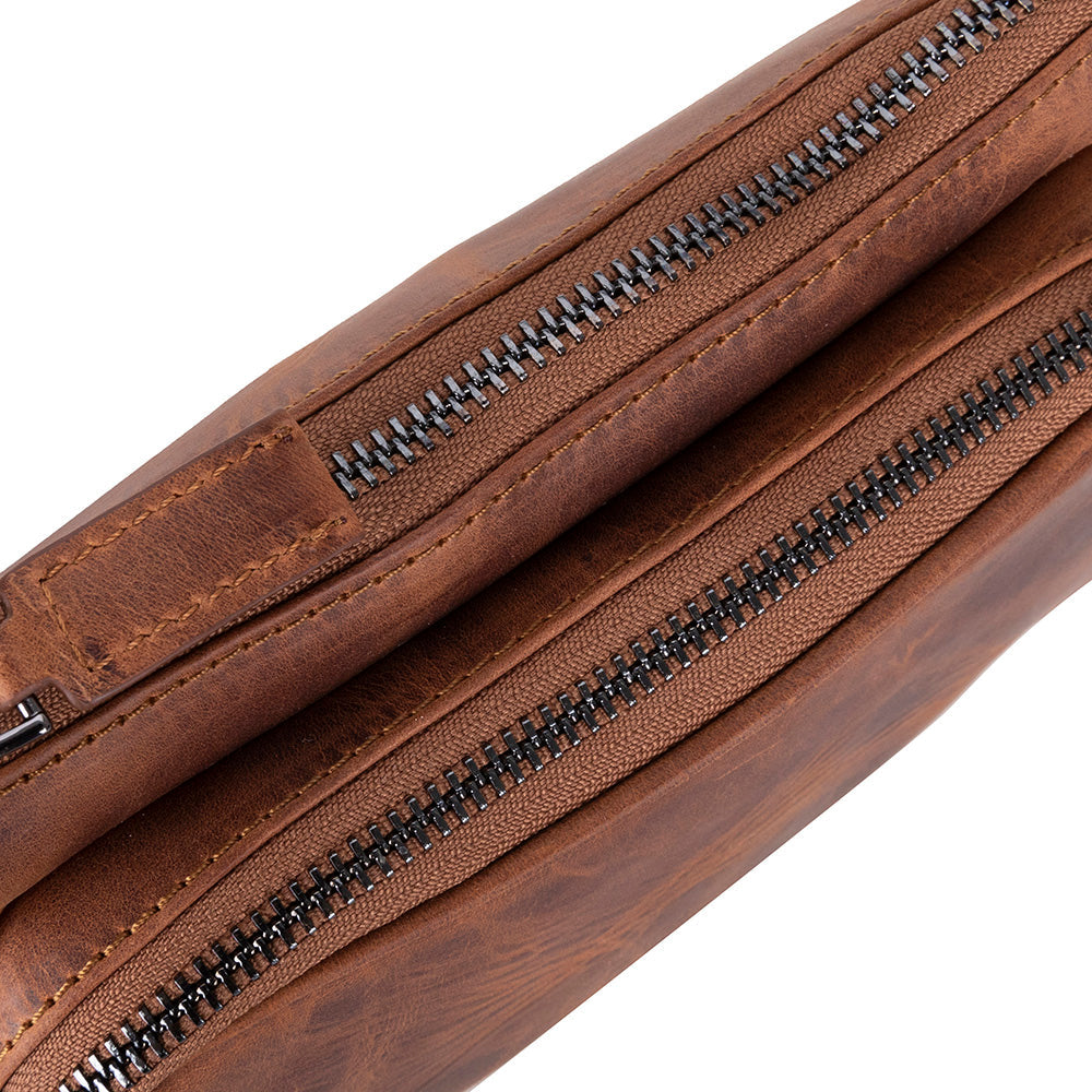 Apex Genuine Leather Waist Bag, Crossbody Belt Bag