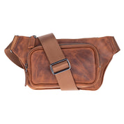 Apex Genuine Leather Waist Bag, Crossbody Belt Bag