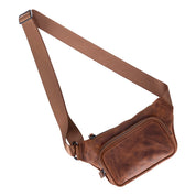 Apex Genuine Leather Waist Bag, Crossbody Belt Bag
