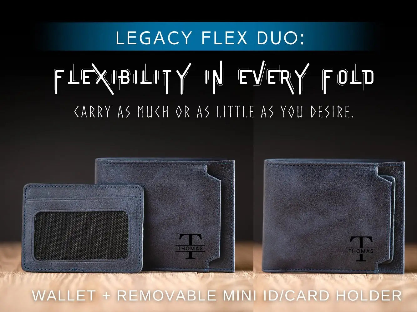 Gift Set for Men - Personalized Handcrafted Leather Wallet & Belt – Legendary Hide