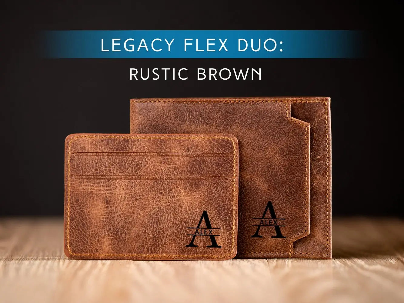 Gift Set for Men - Personalized Handcrafted Leather Wallet & Belt – Legendary Hide