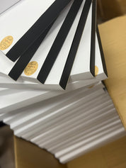 Remaining 50% Final Payment of 75 Units x Custom Engraved Portfolios (lined notepad + pen + gift box + intl shipping included)