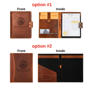 Custom Order – 48 Personalized Leather Portfolios | Jessica Steinmann for Congress
