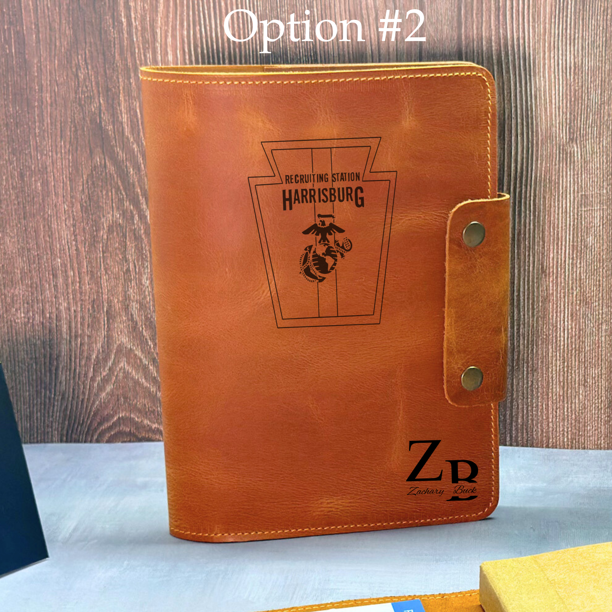 30 units Light Personalized Leather Journal A5 Custom Logo Notebook or Planner Corporate Gift Clients & Employees