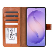Magic Samsung Galaxy S26 Plus Detachable Leather Wallet Case