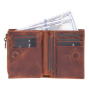 Rexon Leather Men's Wallet with Zipper