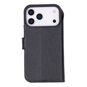 Black leather MagSafe wallet case for iPhone 18 Pro and 17 Pro - view 7