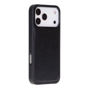 Black leather MagSafe wallet case for iPhone 18 Pro and 17 Pro - view 10