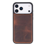 Saddle Brown leather MagSafe wallet case for iPhone 18 Pro and 17 Pro - view 13