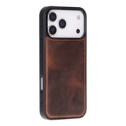 Saddle Brown leather MagSafe wallet case for iPhone 18 Pro and 17 Pro - view 10
