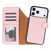 Magic iPhone 17 Pro Max Leather Detachable Wallet Case