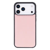 Pink leather MagSafe wallet case for iPhone 18 Pro and 17 Pro - view 13