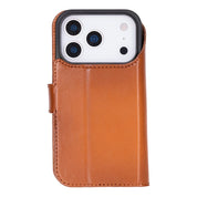 Tan leather MagSafe wallet case for iPhone 18 Pro and 17 Pro - view 7