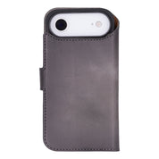 Magic iPhone 17 Air Leather Detachable Wallet Case