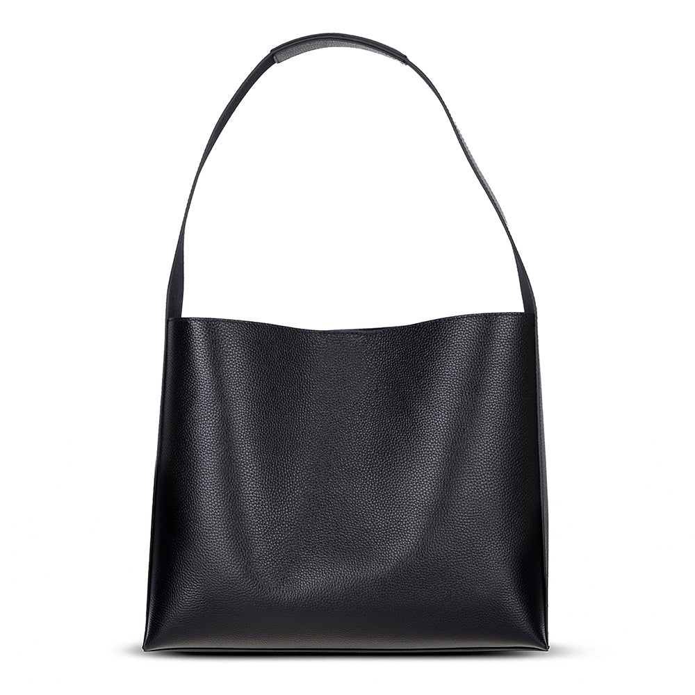 Stella Leather Tote Bag – Minimal Shoulder Bag for Work & Everyday