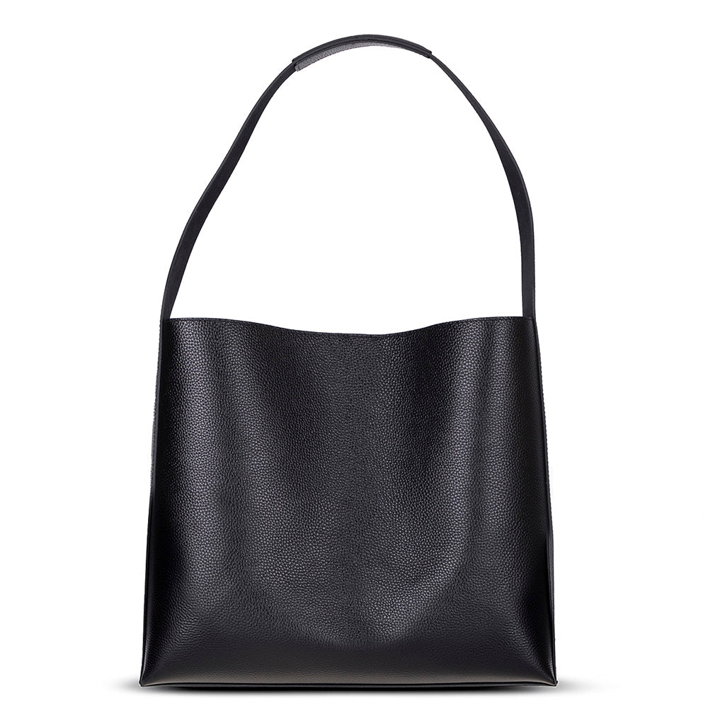 Stella Leather Tote Bag – Minimal Shoulder Bag for Work & Everyday