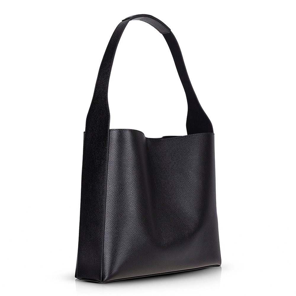 Stella Leather Tote Bag – Minimal Shoulder Bag for Work & Everyday