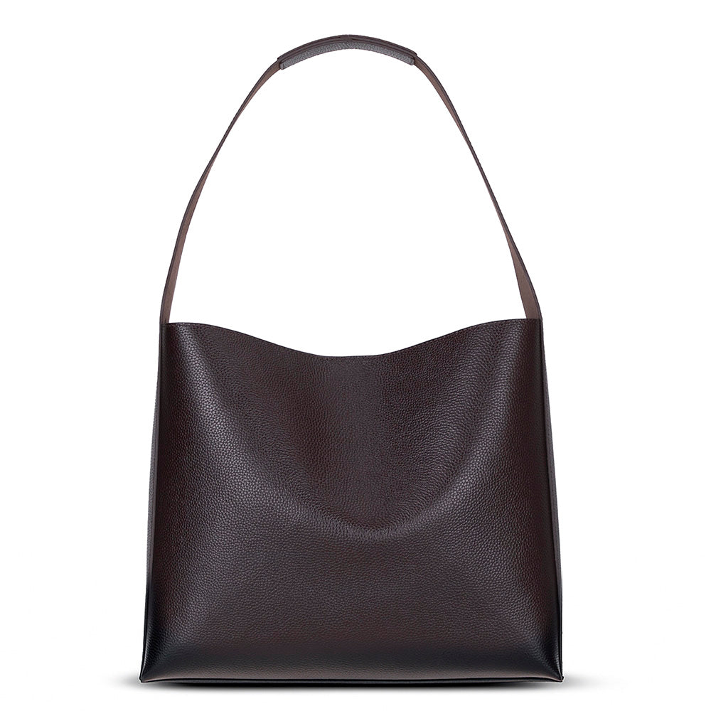 Stella Leather Tote Bag – Minimal Shoulder Bag for Work & Everyday