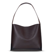 Stella Leather Tote Bag – Minimal Shoulder Bag for Work & Everyday