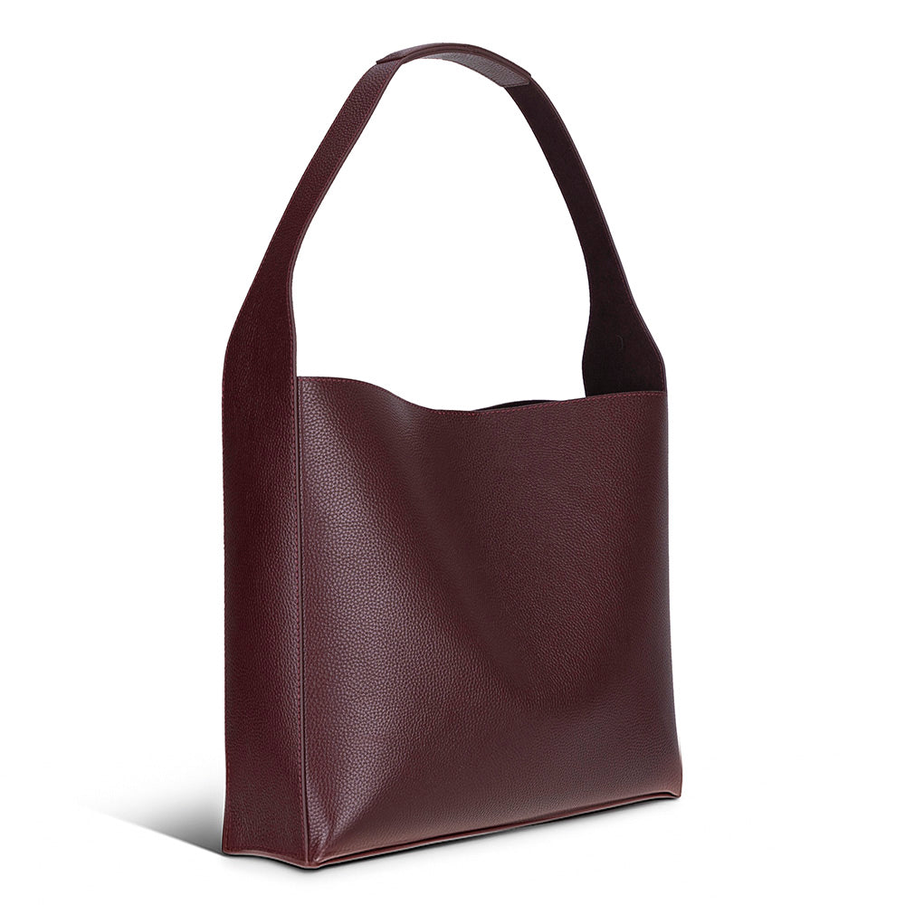 Stella Leather Tote Bag – Minimal Shoulder Bag for Work & Everyday